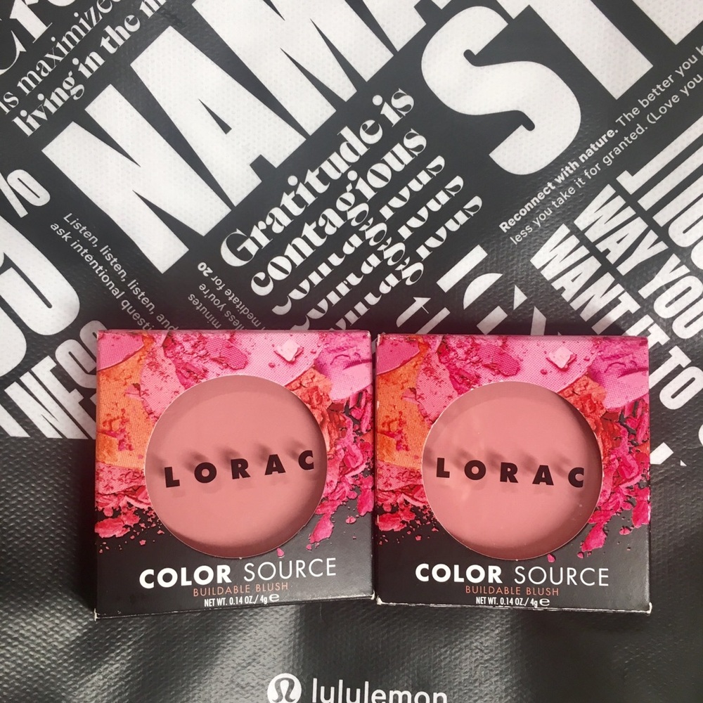 LORAC 2 Color Source Blush In Spectra + Lulu tote